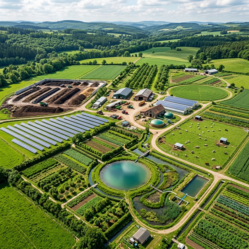 Sustainable circular economy agricultural ecosystem